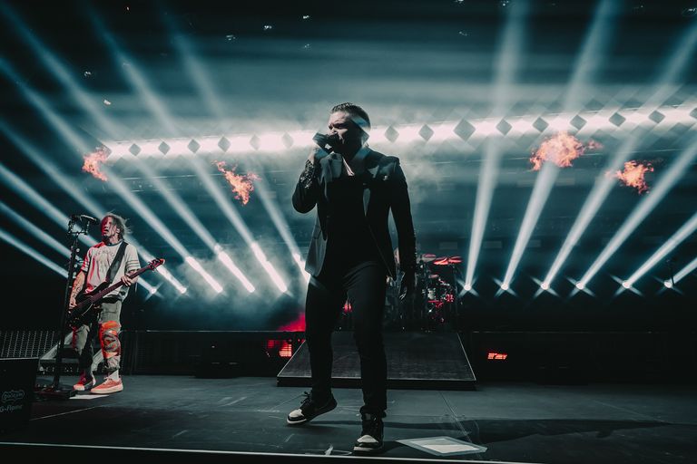 Shinedown performing live at AEC Theatre in Adelaide